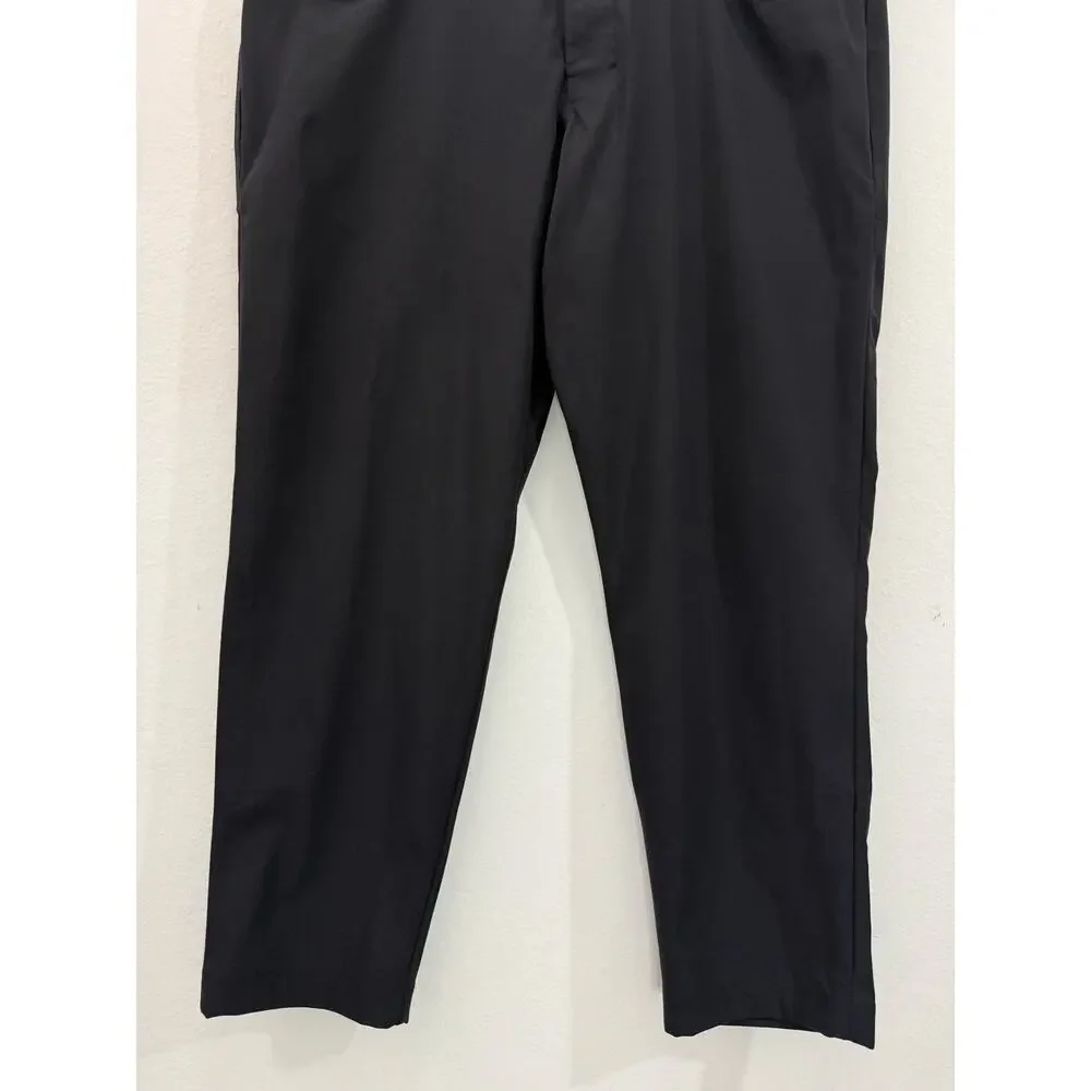 Lululemon ABC Slim Fit 5 Pocket Pant Mens 36x29 Black Warpstreme Stretch Casual